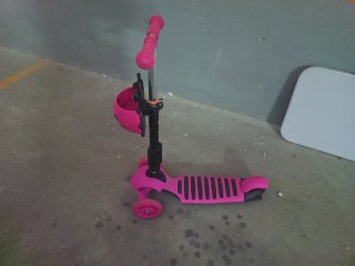 Patinete infantil 3 ruedas rosa