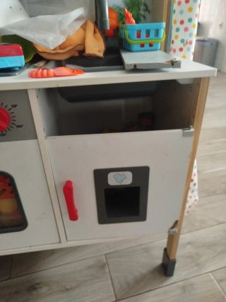 Cocina de juguete con accesorios