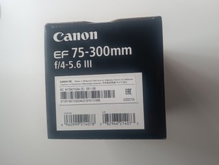 Objetivo Canon EF 75-300mm f/4-5.6 III