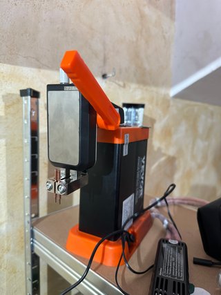 Soldador por puntos VEVOR Naranja/Negro