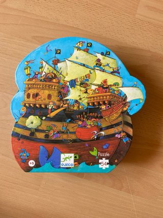 Puzzle Djeco Barco Pirata 54 Piezas