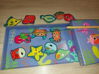 Puzzle magnético pesca Djeco