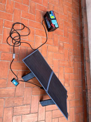 Placa solar plegable para camper
