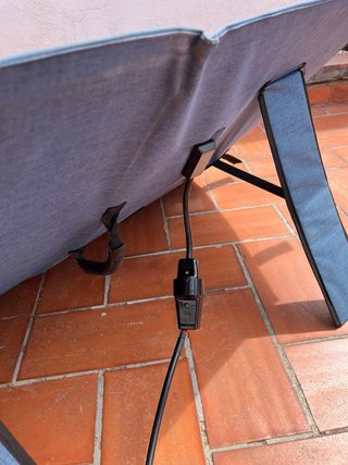 Placa solar plegable para camper