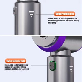 Mini Aspirador y Soplador 2en1 Inalámbrico
