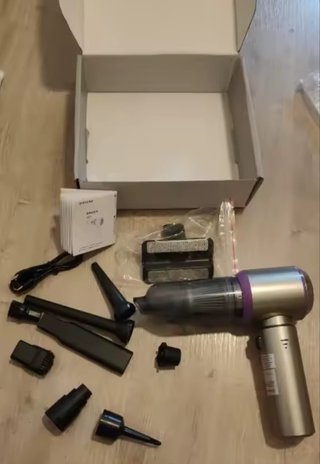 Mini Aspirador y Soplador 2en1 Inalámbrico