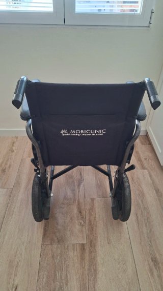 Silla de ruedas plegable ruedas pequeñas