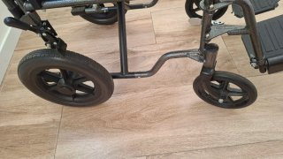 Silla de ruedas plegable ruedas pequeñas