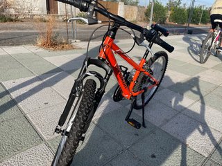 Bicicleta naranja Anakon Shimano