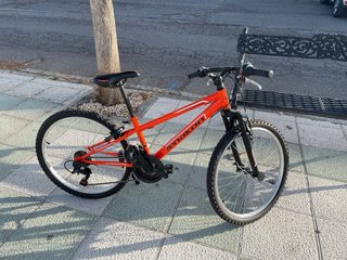 Bicicleta naranja Anakon Shimano