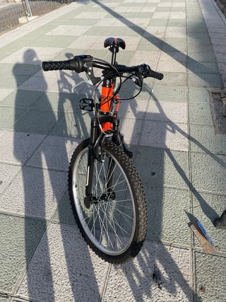 Bicicleta naranja Anakon Shimano