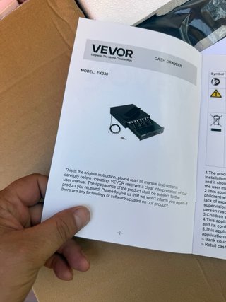 Cajón de cobro Vevor TPV