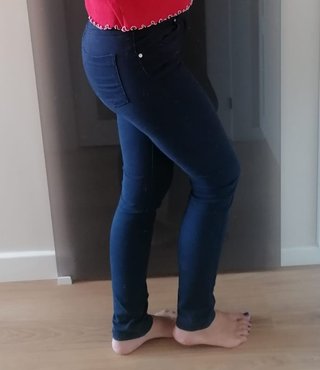 Tejano azul marino skinny
