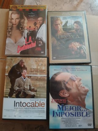 Lote 100 DVDs Películas Acción, Crimen, Drama