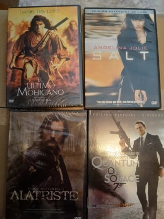Lote 100 DVDs Películas Acción, Crimen, Drama