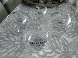 Set 4 Bicchieri grappa Castagner
