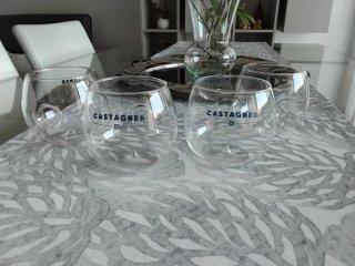 Set 4 Bicchieri grappa Castagner