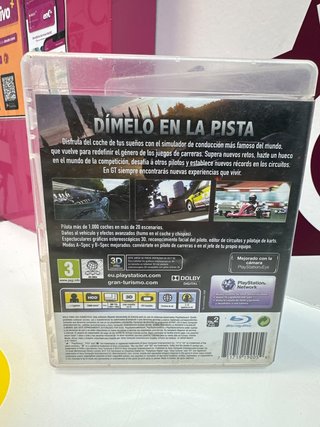 Videojuego PS3 gran turismo 5