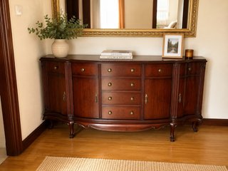 Mueble de entrada de madera