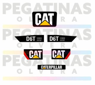 Kit Adhesivos Caterpillar CAT D6T XW
