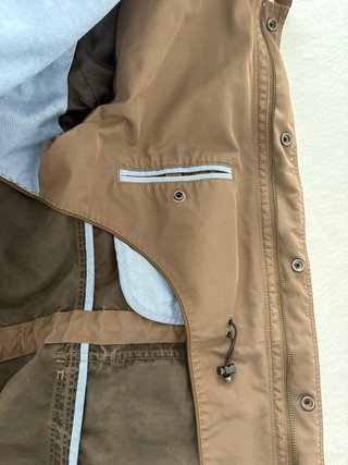 Parka Massimo Dutti Caballero Marrón