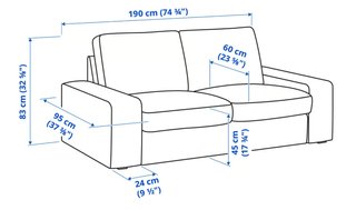 Sofá KIVIK 2 plazas