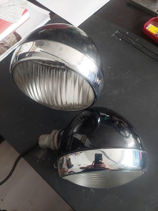 Pareja Faros Coche Lucas 1947