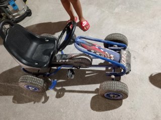 Kart a pedales azul