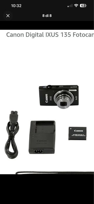 Canon IXUS 135 Fotocamera Digitale WI-FI