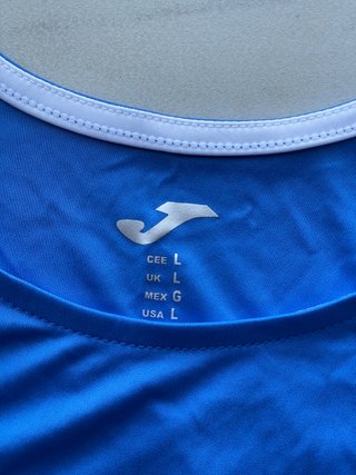 Joma Record II camiseta deportiva hombre blanco royal Talla L