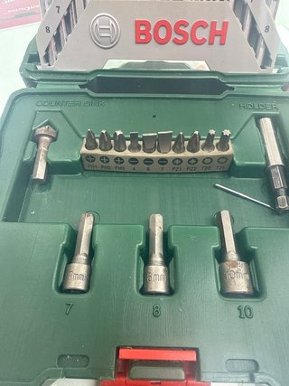 Brocas Maletin  Bosch X-Line de brocas y puntas de atornilla