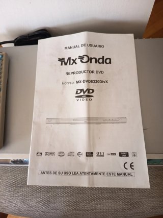 Reproductor DVD Mx Onda MX-DVD8330DivX