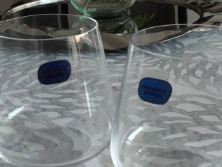 Coppia Bicchieri Cristallo