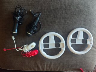 Mini Wii Roja lista para jugar con 10 Juegos