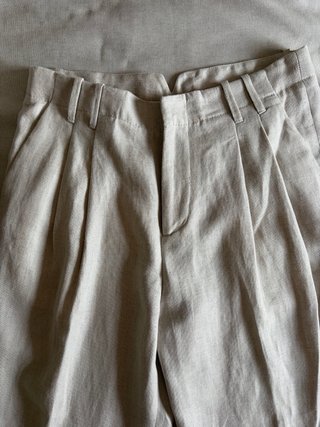 Traje Lino Algodón Zara Talla 46/40
