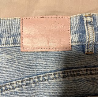 Bermuda Vaquera Cruzada Asimétrica Pull&Bear Talla