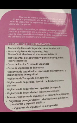 Manual servicio de vigilancia con perros