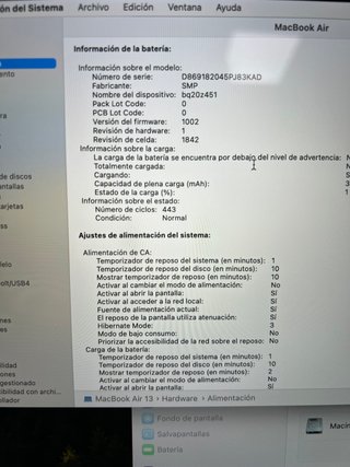 MacBook Air 13” 2019 i5 8GB 128GB SSD
