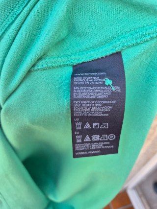 Polo Tommy Hilfiger Verde Talla L