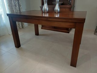 Mesa comedor 140x90 de madera extensible