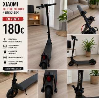 Xiaomi patinete eléctrico 4 Lite (2ª Gen)