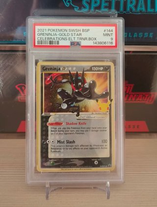 Greninja Gold Star SWSH BSP #144 Mint 9
