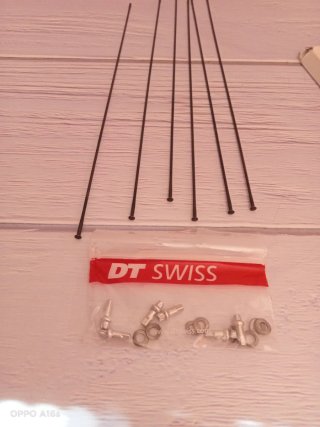 6 radios bicicleta DT Swiss nuevas