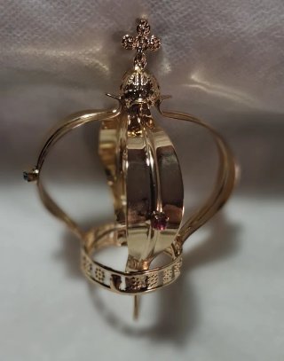 Corona Virgen de Fátima Metal Nueva