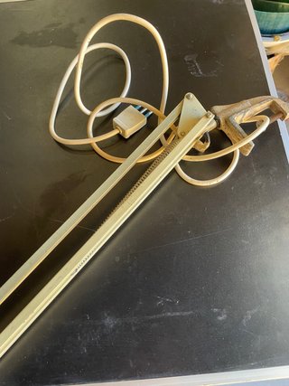 Lampada Naska Loris Beige Metallo