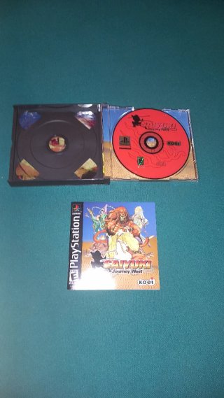 PS1 Saiyuki Journey West PlayStation 1 Completo