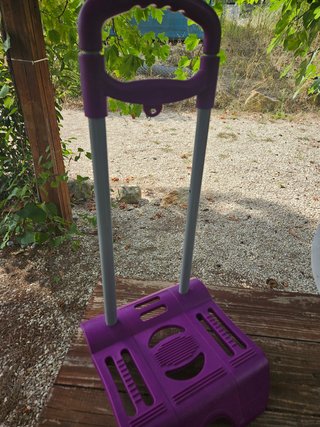Carro portamochila infantil morado