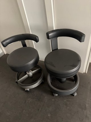 Lote 8 Sillas, Diseño Blanco, taburetes y sillones