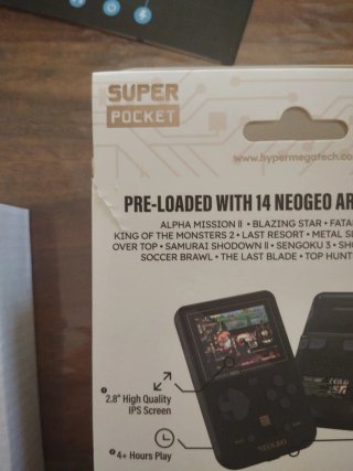 Neo Geo Super pocket Evercade