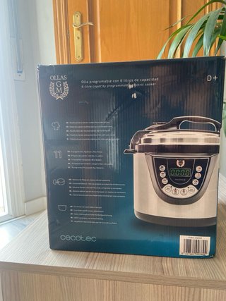 Olla a presión eléctrica Cecotec Olla GM D+ 6L